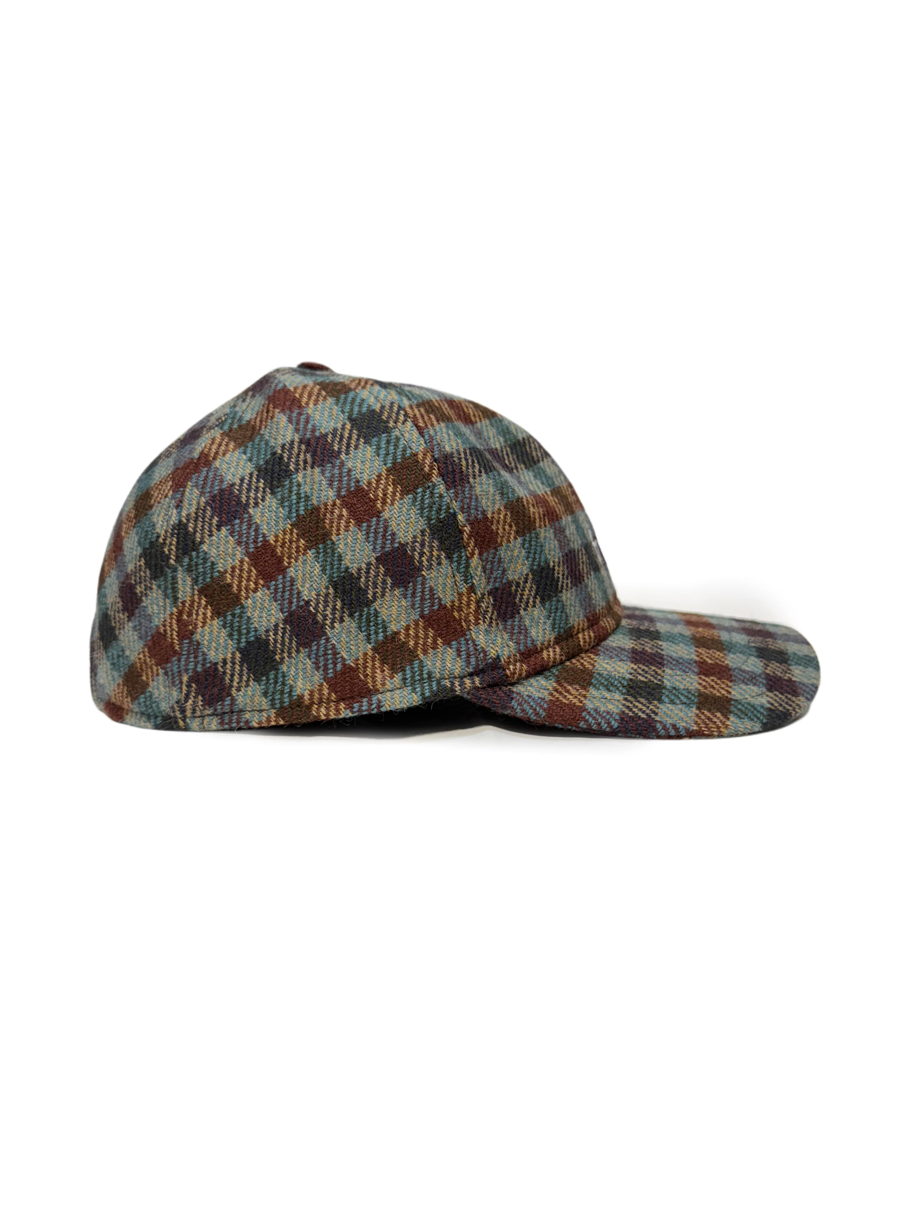 FRESH Six-Panel Pale Blue Tweed Cap